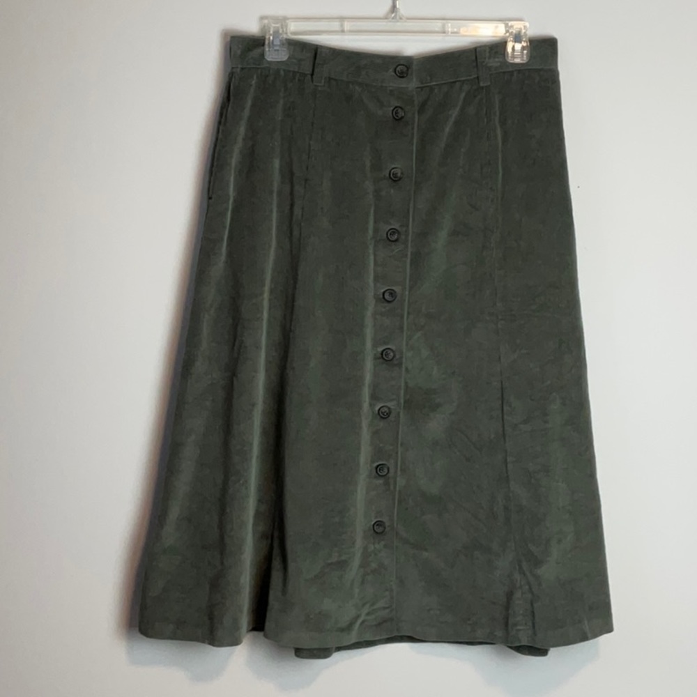 Orvis A-Line Corduroy Skirt